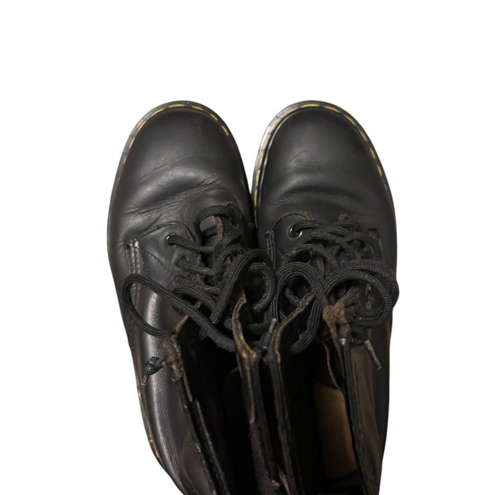 Dr. Martens Boots Women size 4 Vintage Y2K Made in England Black 1450 - Picture 6 of 9